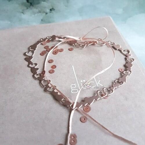 PP Craft metal cutting dies cut die mold New love decoration Scarpbook paper craft knife mould blade punch stencils dies