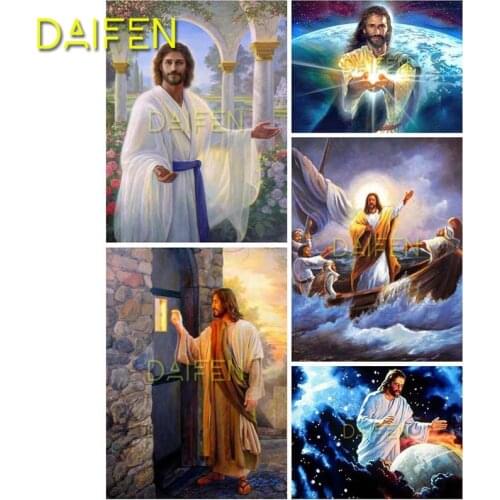 Full Square Diamond painting Jesus religion love peace god Round Diamond embroidery Cross stitch DIY 3D Diamond mosaic Jesus