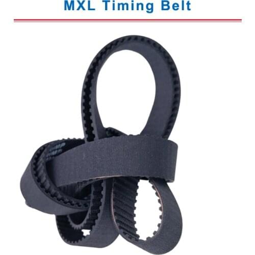 1pc MXL Timing Belt model-418.4/425/440/456/510/518/522.4/525/532/576MXL Transmission Belt Width 6/10mm For MXL Timing Pulley