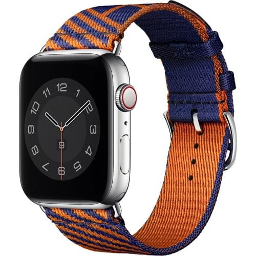 Nylon loop Bracelet Belt strip Band for Apple Watch 6 SE 5 4 42MM 38MM 44MM 40MM Strap for iWatch 4 Wristband