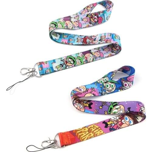 JF0171 Lanyard Cute Cartoon Keychain Lanyards Neck Straps Lanyard for Key ID Card Pass Gym USB Phone Lanyard DIY Hanging Rope