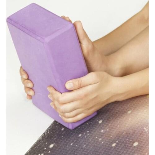 EVA Yoga Bricks Bolster Pillow Cushion Sport Pilates Block Yoga Supplies Workout Cubes Home Exercise Equipment 15*7.5*23cm