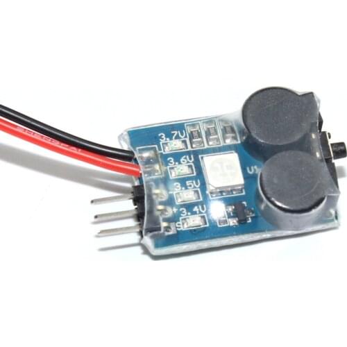 3 in 1 Signal Loss Alarm & Loss Aircraft Finder & Low Voltage Buzzer 2-6S RC Lipo Battery Voltage Meter Monitor Tester F17168