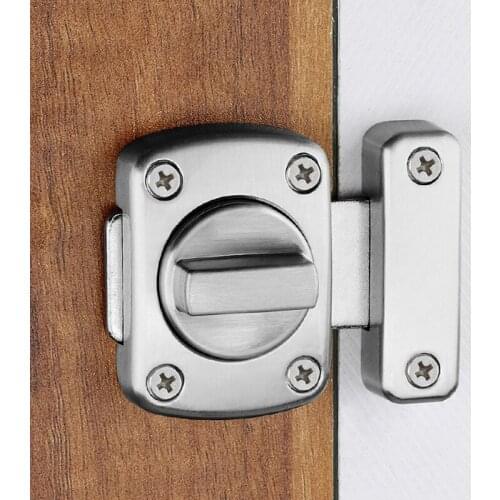 General Zinc Alloy Brushed Furniture Bolt Safety Sliding Door Thickened Cabinet Latch Door Lock Pin Furniture Hardware Decor