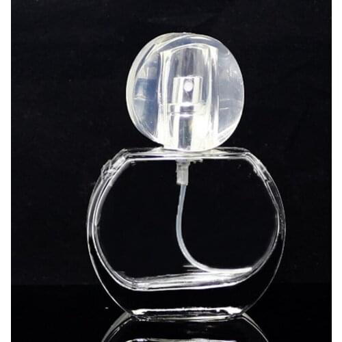 30ml High-grade Crystal Empty Spray Perfume Bottles 30pcs/lot Big Capacity Clear Color Travel Glass Bottles F20171709