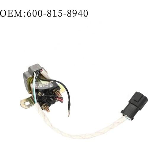 High quality excavator relay for Komatsu PC200-7 engine relay OE:600-815-8940 6008158940 Made in China