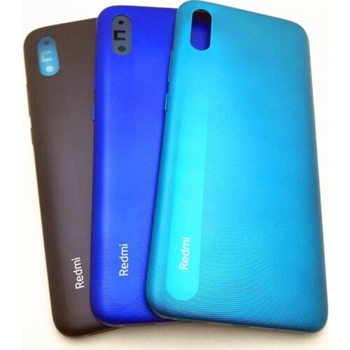For Xiaomi Redmi 9A Back Battery Cover Rear Housing Door Case With Power Volume Side Buttons Repair parts