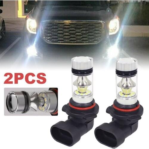 2Pcs H10 HB3 9140 9145 9005 LED Bulbs 6000K White Driving DRL Fog Light Bulbs Daytime Running Light Front Foglamp Auto Led Light