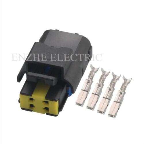 211PC042S8021 car female cable Wire harness socket 4 pin Connector automotive plug Include terminal and seal DJ7047A-1.5-21