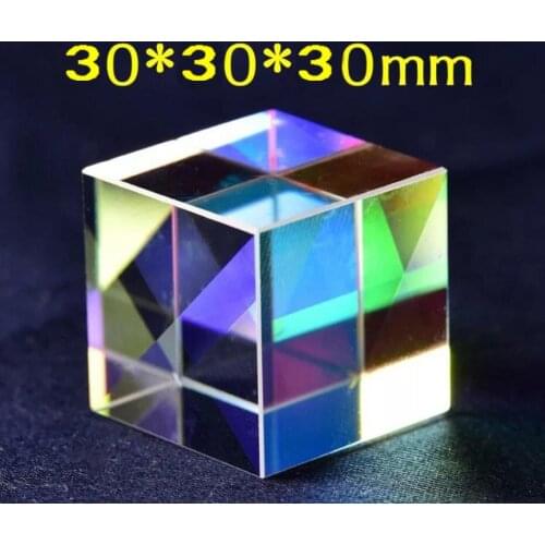 30*30*30mm Light cube prism color combining prism universe cube six sides