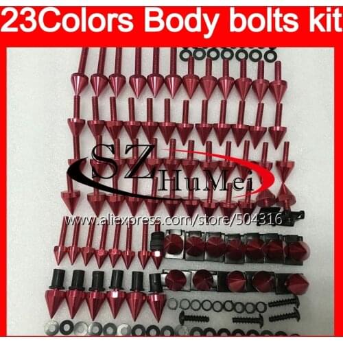 Fairing bolts full screw kit For KAWASAKI NINJA ZZR-250 ZZR 250 90 91 92 93 94 ZZR250 95 96 97 98 99 Windscreen bolt screws Nuts