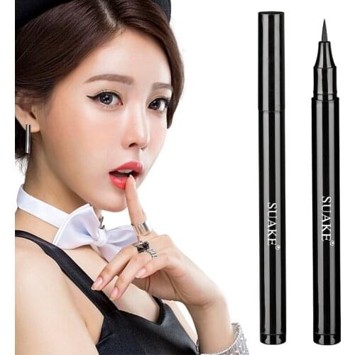 Quick Dry Liquid Eyeliner Pencil Super Waterproof Black Double-Headed Eye Liner Eye Maquiagem Cosmetic Makeup Tool TSLM1