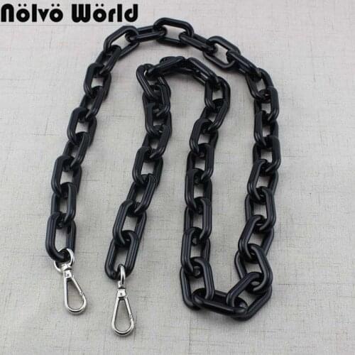 Black sexy chain for fashion women party bag pruse bolsa resin bag strap replacement for acrylic bags