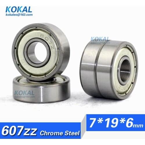 [CM607ZZ]10PCS Free Shipping chrome steel iron cover double ball braring 607 607-2Z 607ZZ 60017-2Z ball bearing 7mm*19mm*6mm