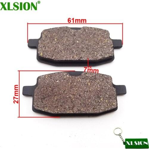 XLSION Disc Caliper Brake Pads Shoes For 50cc 70cc 90cc 110cc 125cc 150cc Pit Dirt Bike ATV Quad 4 Wheeler Moped Scooter