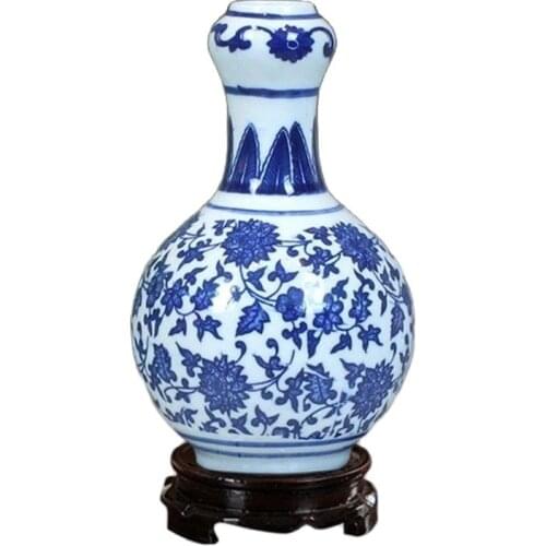 Home decoration China jingdezhen blue and white porcelain vase a2