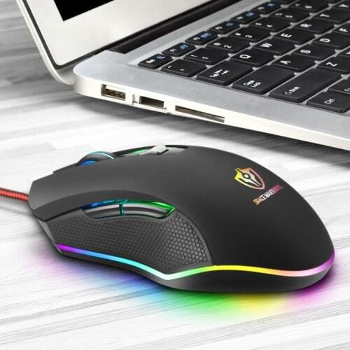 GM3 gaming mouse 6D gaming wired luminous mouse RGB streamer cool gaming gaming mouse 3200dpi can be office and home