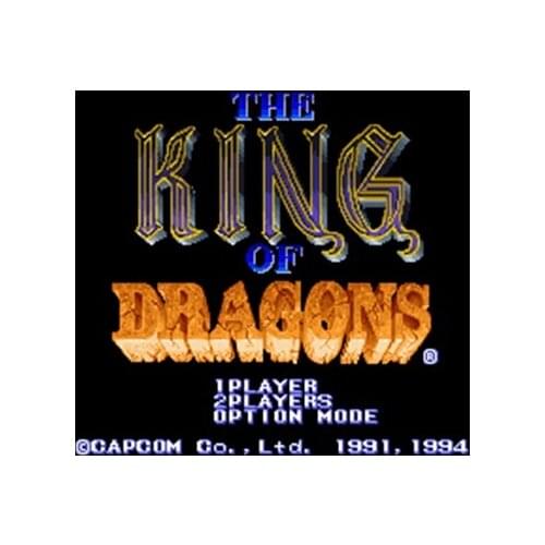 King of Dragons NTSC Version 16 Bit 46 Pin Big Gray Game Card For USA Game Players