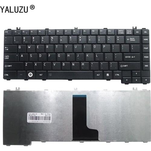 US Laptop Keyboard for Toshiba L600 L600D L630 C640 L745D L700 L730 L645 C600 L640 US keyboard black