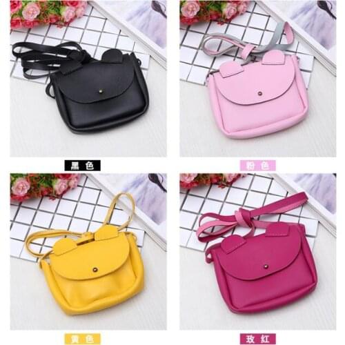 1 piece PU Girls Small Coin Purse Change Wallet Bag Coin Pouch Baby Money Holder Lovely Gift Cat Face Bag