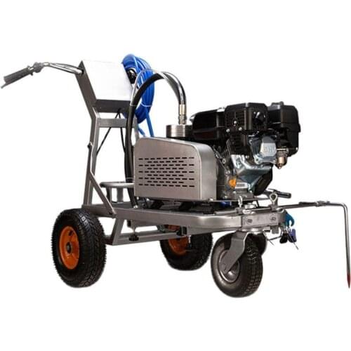 8LCold Paint Spray Road Marking Machine Double Spray Road Line Marking Machine Parking Lot Football Field Street Park Space Mark