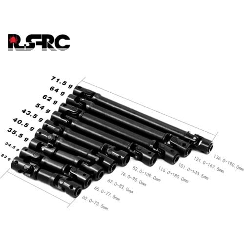 1144 Steel Drive Shaft for 1/10 Axial SCX10 CVD RC Climbing Car Parts Accessories