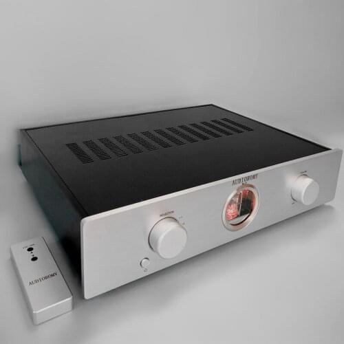 MM.HIFI tube preamplifier, bile preamplifier hi-fi preamplifier, 6N7p(6z5p)*2,6n8p(6H8c)*2,12AT7*1,6N4(12Ax7)*1, With remote