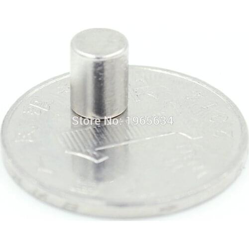 200pcs Neodymium N35 Dia 6mm X 8mm Strong Magnets Tiny Disc NdFeB Rare Earth For Crafts Models Fridge Sticking magnet 6x8mm