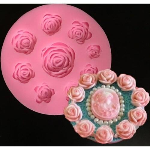 New Candy roses Silicone molds Cake molds Cake decorating tools Chocolate molds