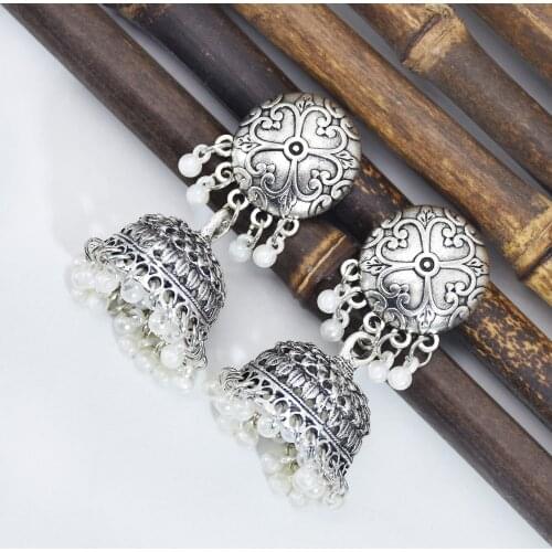 Piercing Indian Earrings Jhumka Jhumki For Women Accessories Stud Earring Trendy Wedding Gift Bohemia Bells Earrings Jewelry