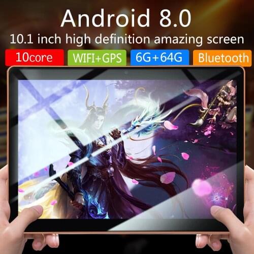 10.1 Inch Portable notebook Original design Android 9.0 laptop Quad Core WiFi Mini Netbook Keyboard mouse Tablets pc