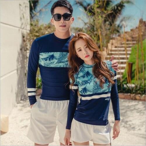 Split Swimsuit Bikini Set Bikinis For Women New Long Sleeve Couples Drying Surfing Dress Solid Polyester Sierra Surfer Sets