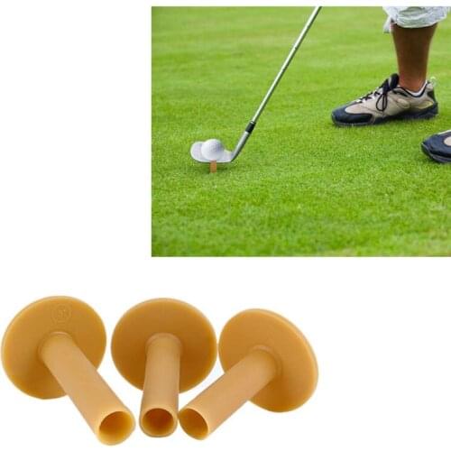 60/70/80mm Rubber Driving Range Golf Tees Holder Tee Home Training Practice Mat