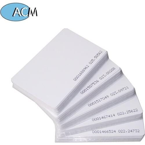 RFID 200pcs Access Control Card EM4100 125khz RFID EM Proximity Card 0.8mm Thickness Smart PVC High quality blank card