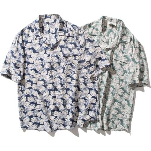 Men shirt stranger things camisa masculina Long sleeves hawaiian shirt Men Clothing linen shirts men A short sleeved shirt