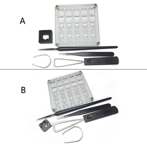 Lubricant Station Switch Tester Opener Lubricant Station DIY Double Deck Removal Platform for Cherry Mechanical Keyboard