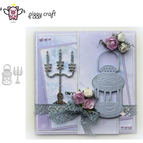Piggy Craft metal cutting dies cut die mold Candle holder lantern Scrapbook paper craft knife mould blade punch stencils dies