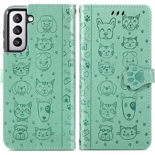 Kickstand Comfortable Anti-drop Wallet Case for Samsung Galaxy S21 S20 FE Note 20 Ultra A12 A32 A52 A72 5G M31 M31S Cover