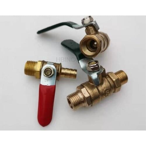 Thickened pure copper ball valve air pump bleed switch air compressor air outlet valve lever push-pull water drain connector