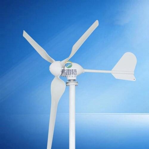 Wind generator with 3 blades AC out put 600w 3 blades 1.75m wheel dimeter with low started wind speed