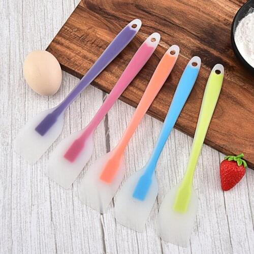 1pcs Non Stick Butter Spatula Silicone Cream Baking Scraper Nylon Chocolate Spreader Heat Resistant Kitchen Pastry Tools