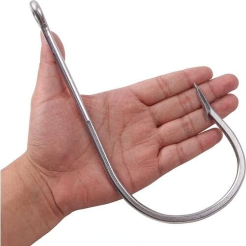 1pcs Large Stainless Steel Fishing Hooks Big Game Thick Tuna Fishing Hook 7731 18/0