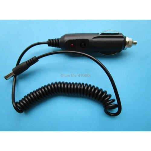 2 Pcs Car Charger Male Plug to 5.5x2.1mm DC Power Male Plug Adapter Connector Scalable Cable 100cm