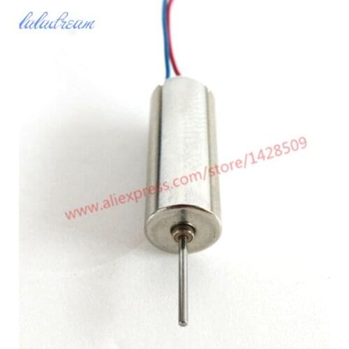 2 pcs hight quanlity 3.7v metal coreless dc motor Micro DC-motor with Propeller Model Airplane Motor with 80mm wire
