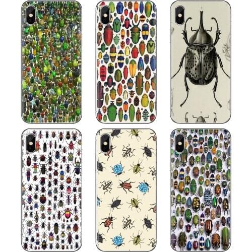 Beetles Insects Entomology Collage For Sony Xperia XA1 XA2 ULTRA 10 X L2 For Oppo realme c3 6 6S 6i 7 7i Pro c11 Soft Bag Case