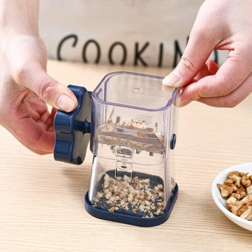 Nut Shredder 360 Degree Rotating Handle Nut Grinder Mixed Three-layer Detachable Kitchen Manual Nut Dried Fruit Meat Cutter