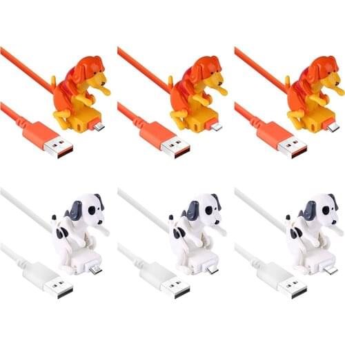 Micro USB Charging Data Cable Small Dog Charger Line Smartphone Cable Line Mini USB Data for Apple Android Phone