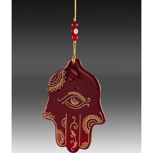 Paşabahçe Red Abundance Hand 100% Handmade 15 x 11cm