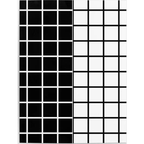 Modular Canvas Painting Home Black White Decor Pictures Modern Aesthetic Printed Poster Lattice For Living Room Wall Art Frame