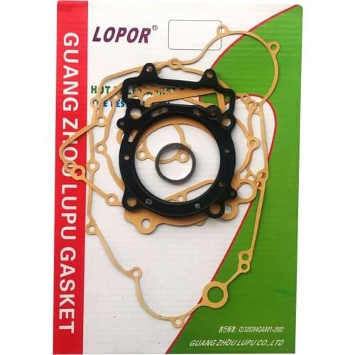 For Kawasaki KX450F 2006-2008 KX 450 F Motorcycle Complete Engine Cylinder Top End Stator Clutch Cover Exhaust Gasket Kit